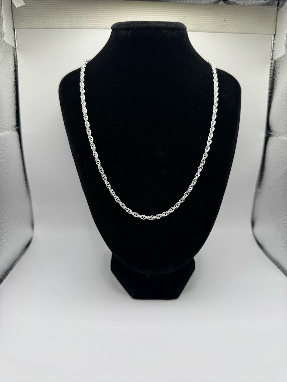 S925 silver Singapore necklace 3mm